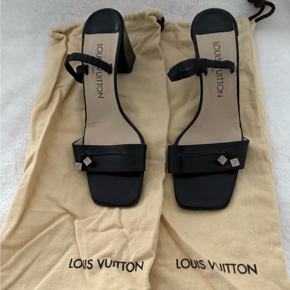 Louis Vuitton Black Women's Sandals